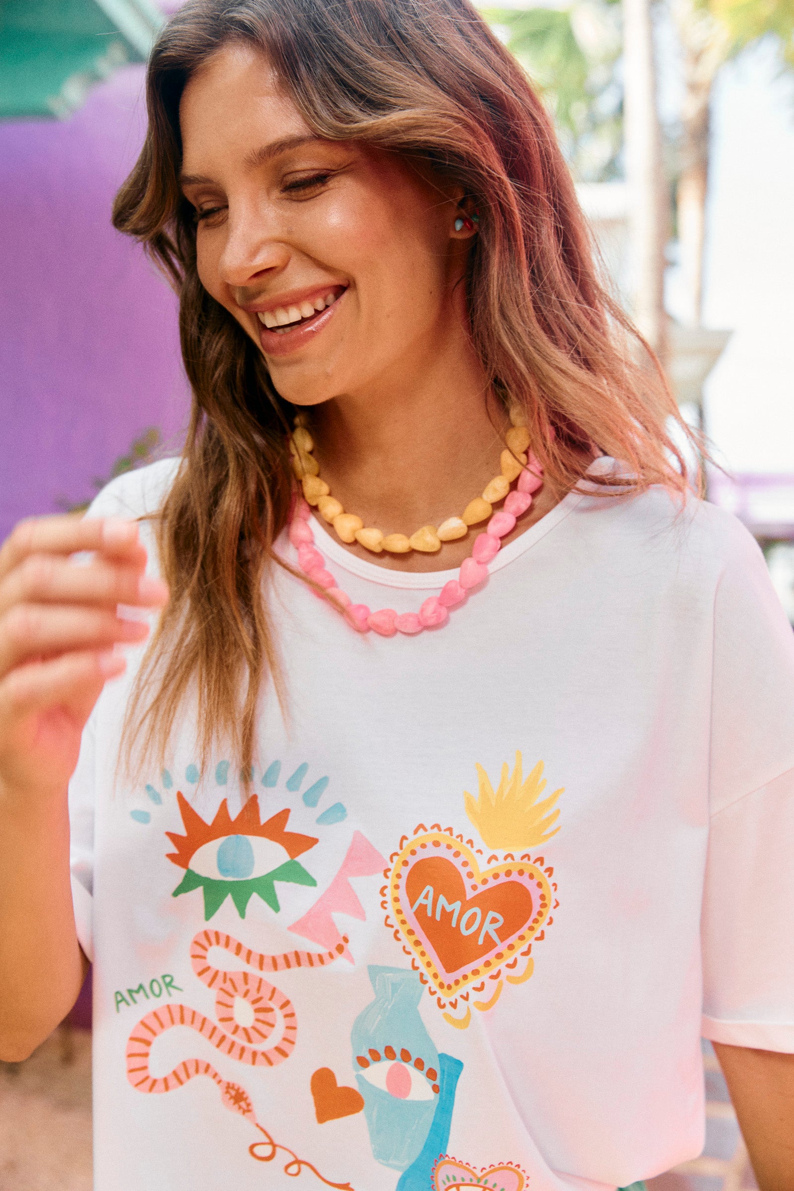 Mykonos Necklace - Sorbet
