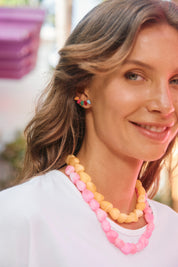 Mykonos Necklace - Sorbet