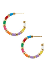 Sicily Rainbow Earring - Hoop