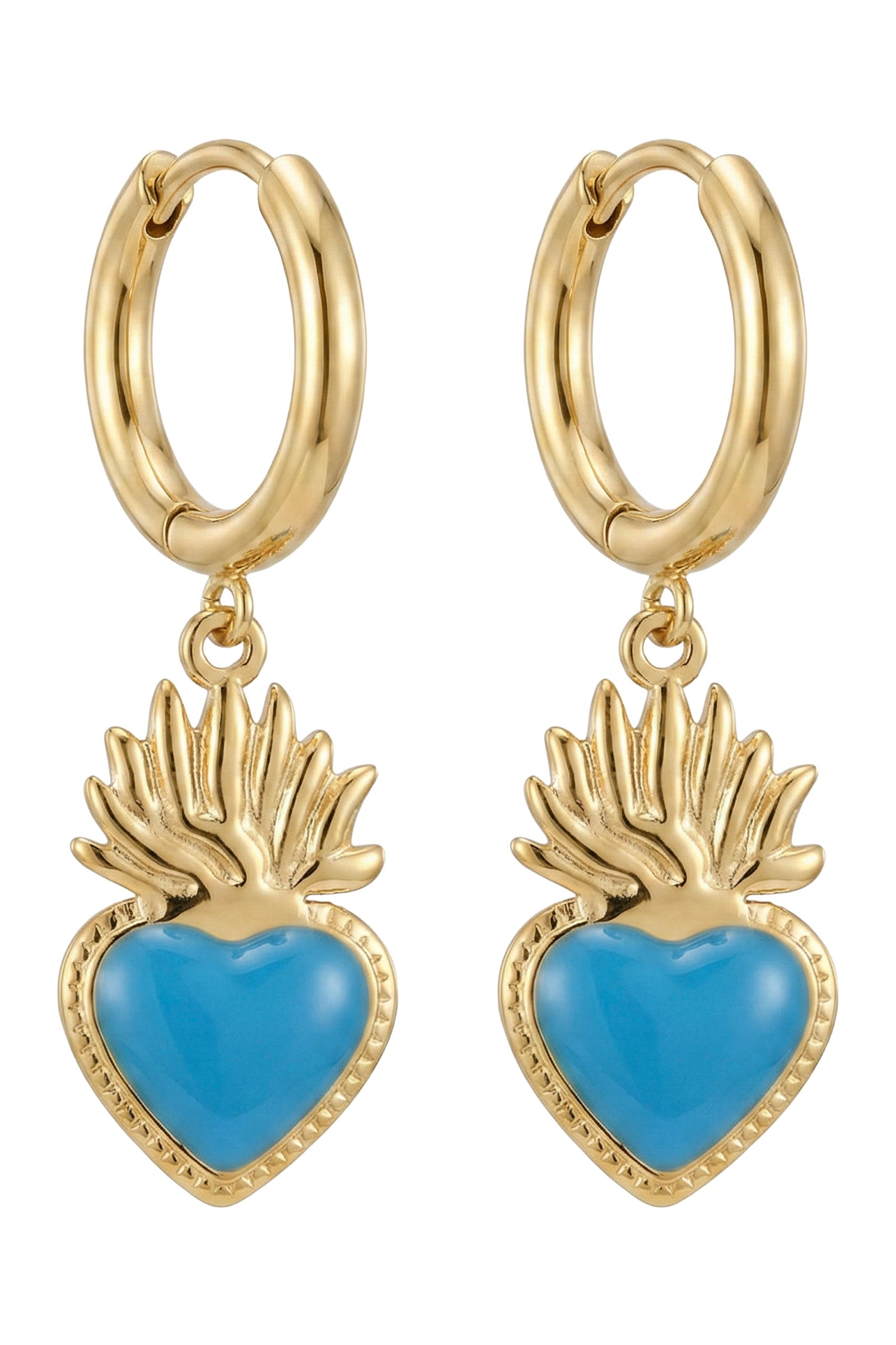 Larissa Enamel Earring - Blue