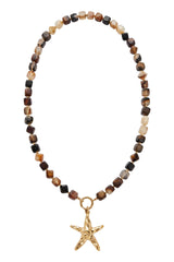 Sicily Necklace - Brown