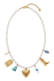 Crete Charm Necklace - Locket