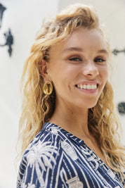 Crete Shell Earring - Cowrie