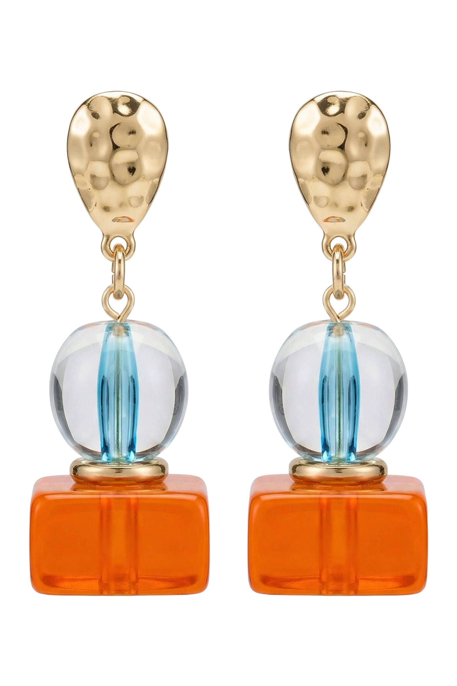 Crete Blue Earring - Bead