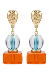 Crete Blue Earring - Bead