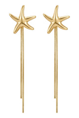 Crete Starfish Earring - Snake Chain