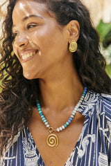 Sicily Necklace - Blue