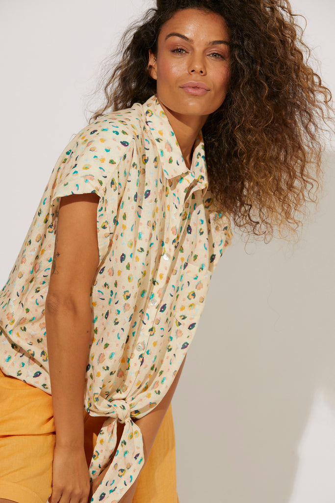 Cabana Shirt - Gelato - The Haven Co