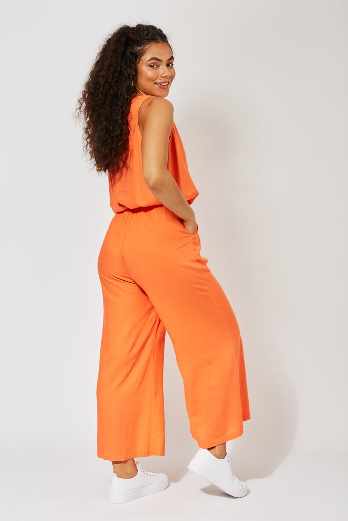 St Barts Crop Pant - Tangelo - The Haven Co