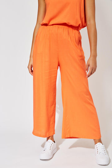 St Barts Crop Pant - Tangelo - The Haven Co
