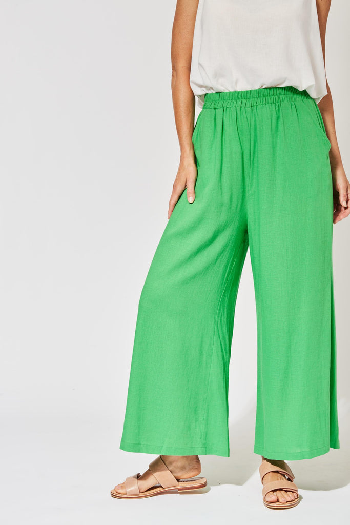 St Barts Crop Pant - Key Lime - The Haven Co
