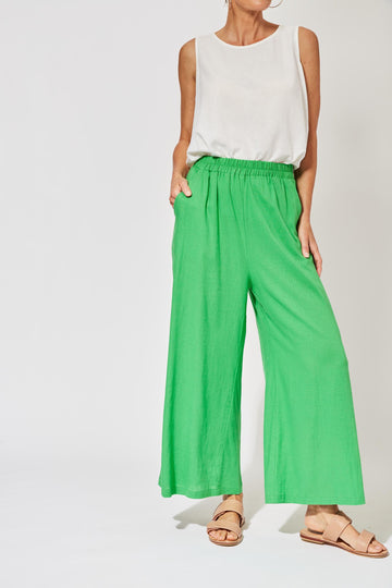 St Barts Crop Pant - Key Lime - The Haven Co