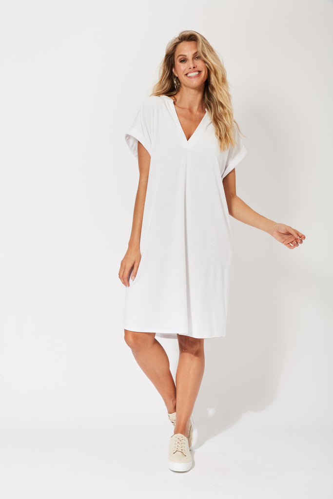Maluku Dress - Ecru - The Haven Co