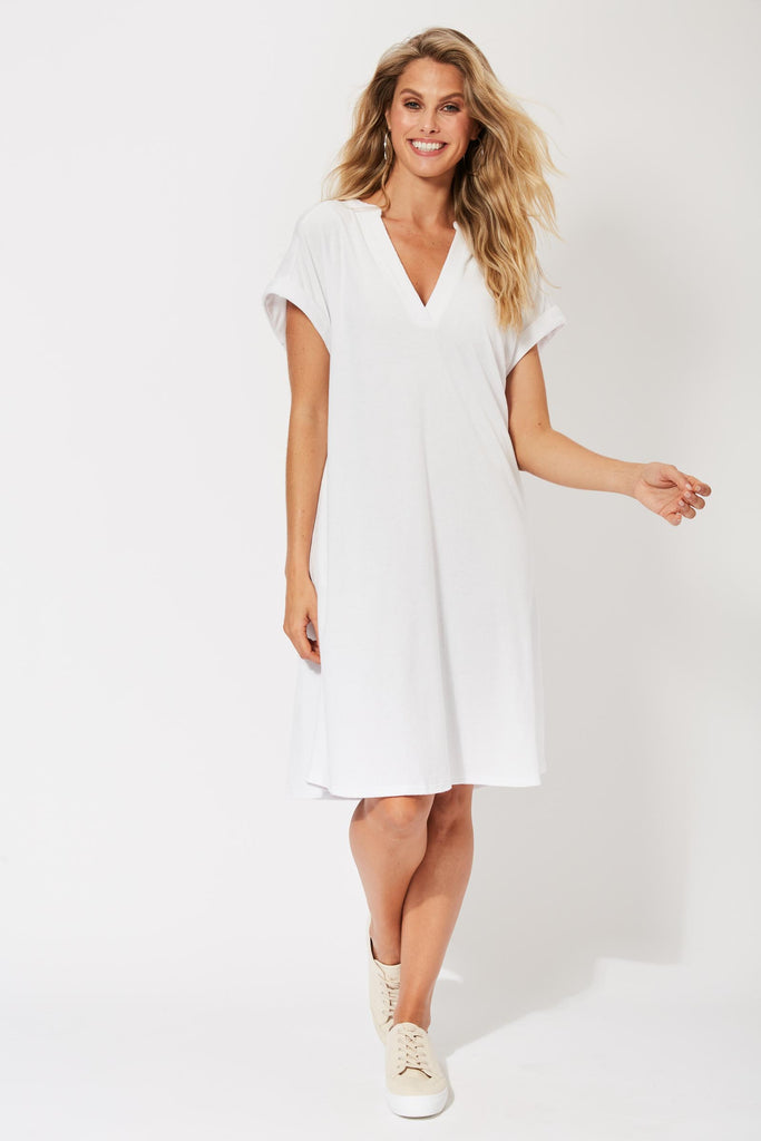Maluku Dress - Ecru - The Haven Co