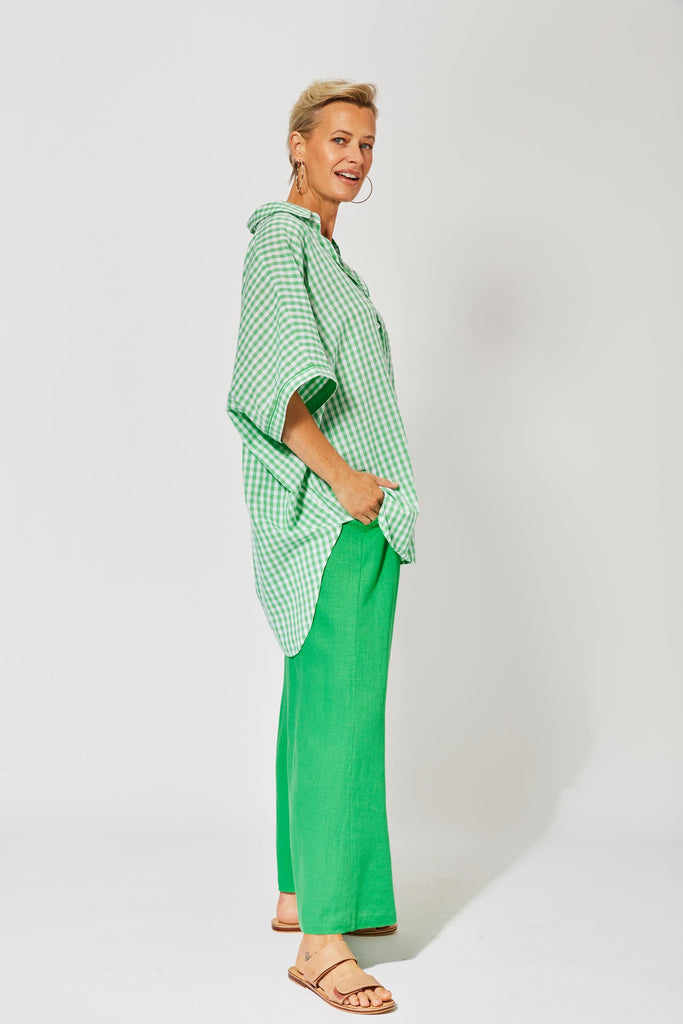 Rio Oversized Shirt - Lime - The Haven Co