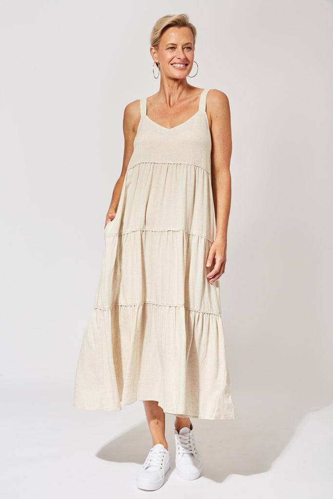 Belize Tiered Maxi - Clay - The Haven Co