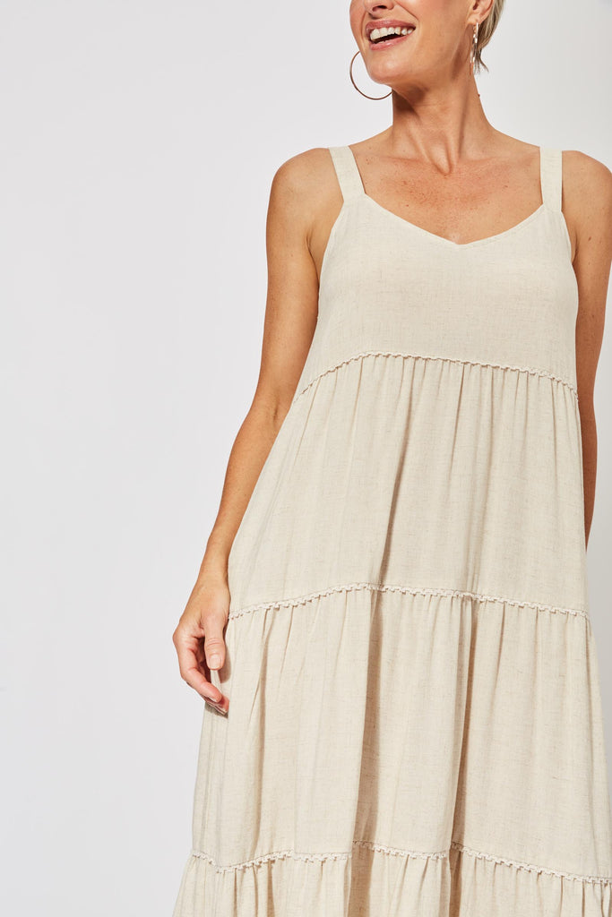 Belize Tiered Maxi - Clay - The Haven Co