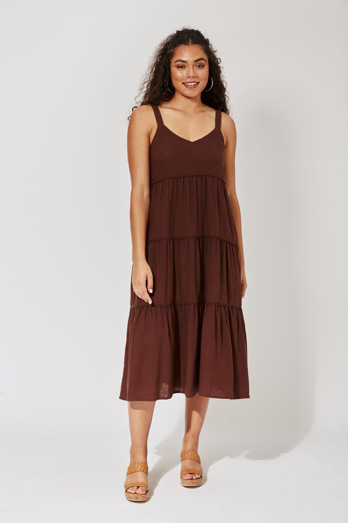 Belize Tiered Maxi - Henna - The Haven Co