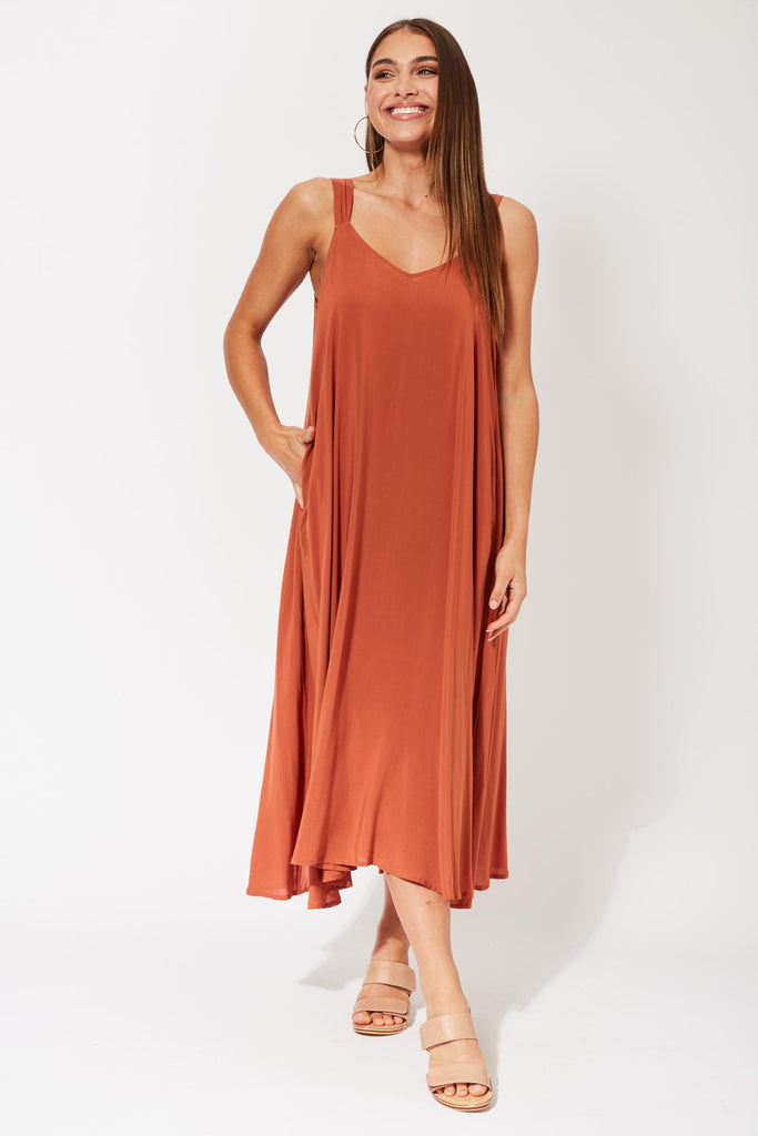 Saba Maxi - Rust - The Haven Co
