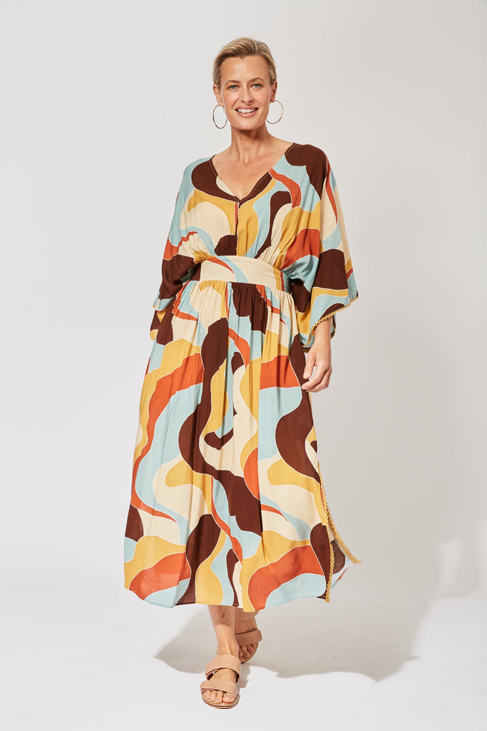 Saba Batwing Maxi - Pucci - The Haven Co