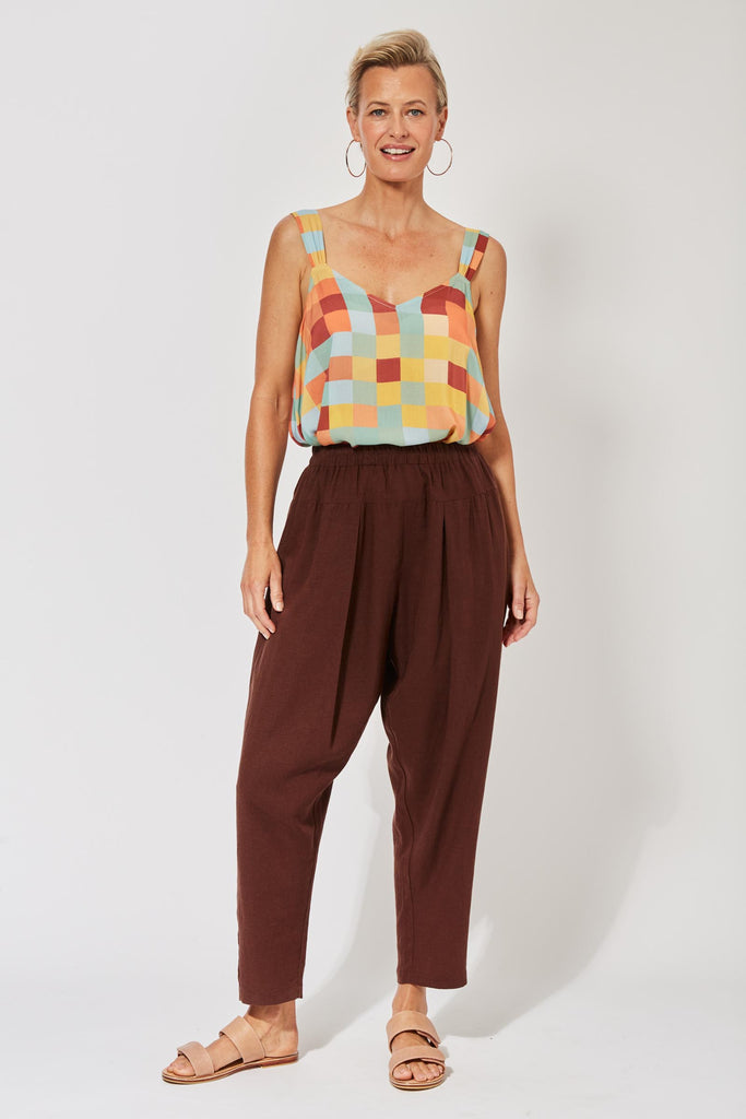 Belize Relaxed Pant - Henna - The Haven Co
