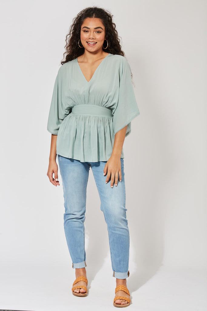 Saba Batwing Top - Canal - The Haven Co
