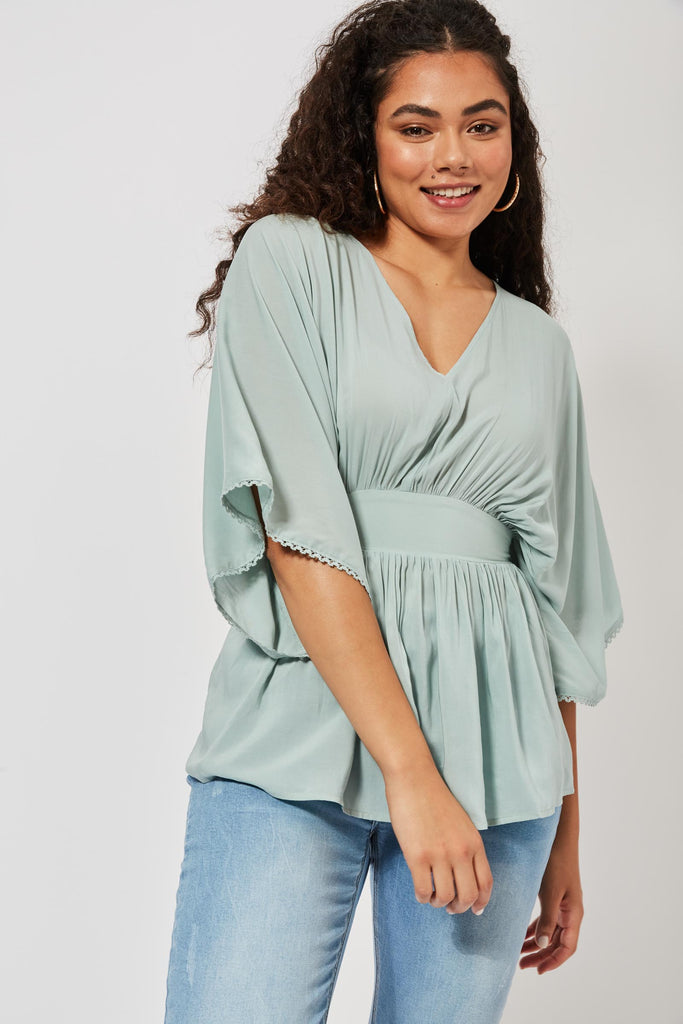 Saba Batwing Top - Canal - The Haven Co