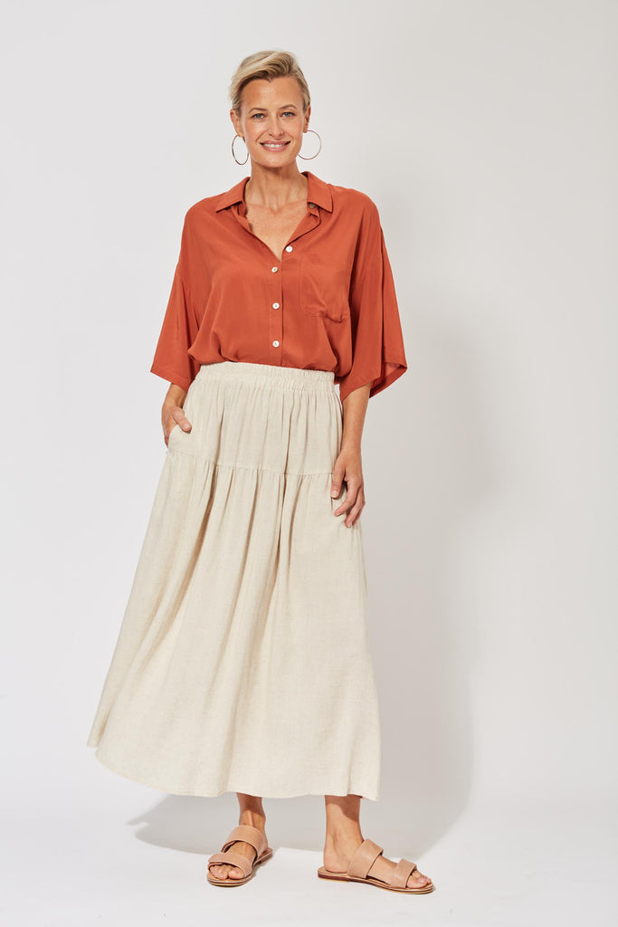 Belize Skirt - Clay - The Haven Co
