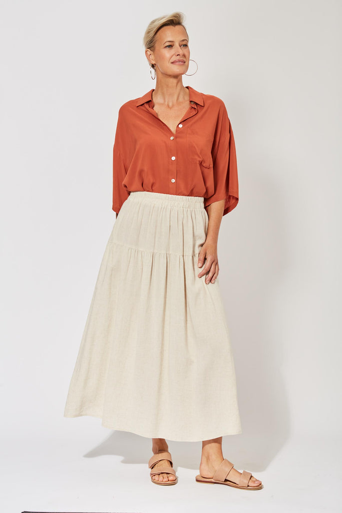 Belize Skirt - Clay - The Haven Co