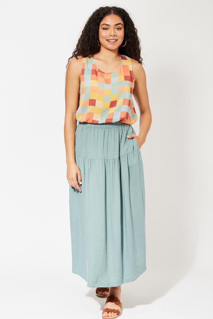 Belize Skirt - Mineral - The Haven Co