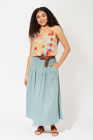 Belize Skirt - Mineral - The Haven Co
