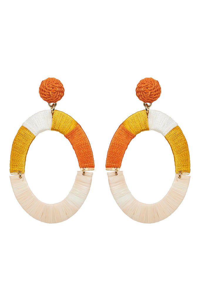 Salvador Earring - Tangelo - The Haven Co