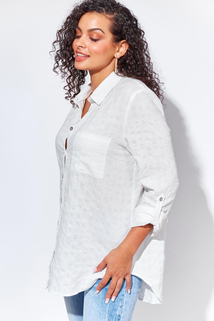 Oslo Shirt - Snow - The Haven Co