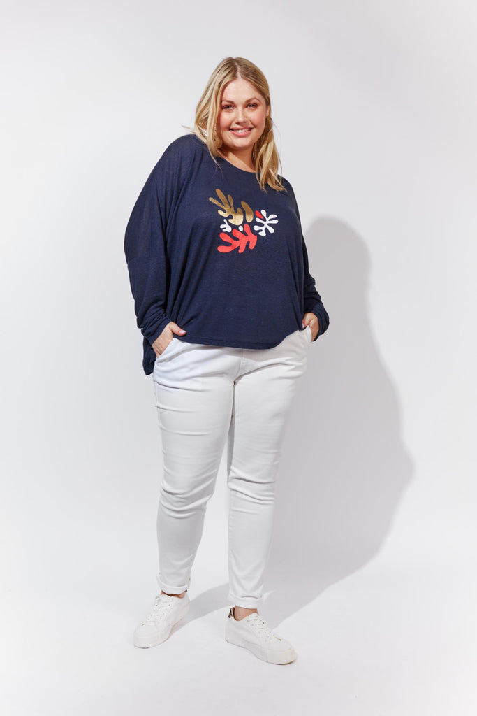Hattem Tshirt - Indigo - The Haven Co