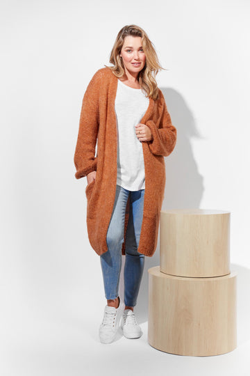 Vannes Cardigan - Maple - The Haven Co