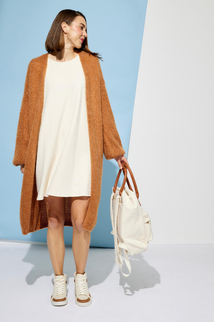 Vannes Cardigan - Maple - The Haven Co