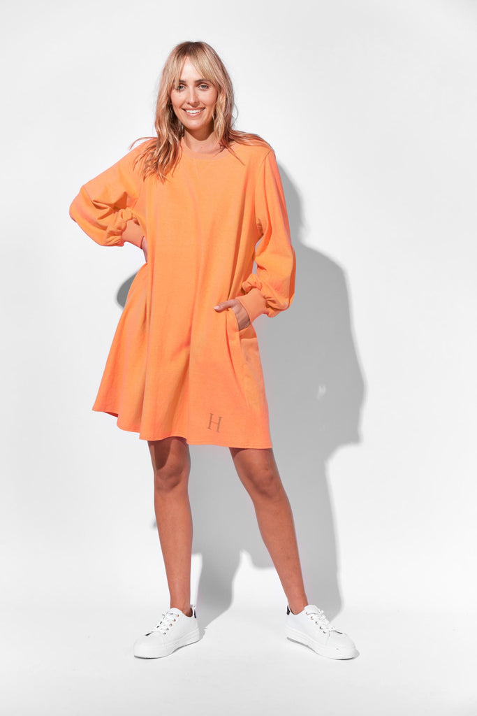 Belene Relaxed Top/Dress - Tango - The Haven Co