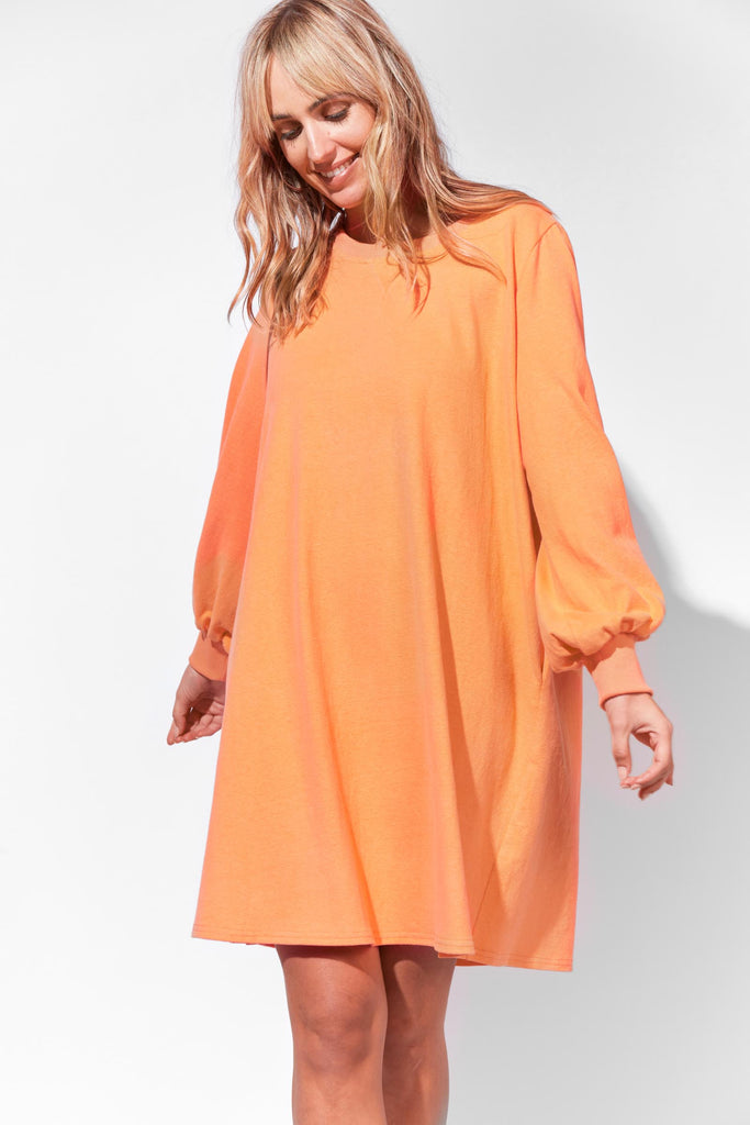 Belene Relaxed Top/Dress - Tango - The Haven Co